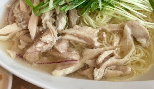 船橋の鼎泰豊（ディンタイフォン）のランチは「冷製鶏スープ麺セット」がオススメ