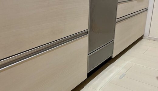 ビルトイン食洗機の化粧パネルは100均でシート買ってきて自作すれば安上がりになる【DIY】
